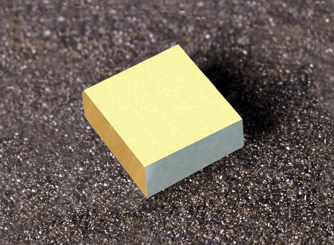 Miniature laser diode heatsink